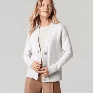 Allbirds 100% merino wool gray cardigan